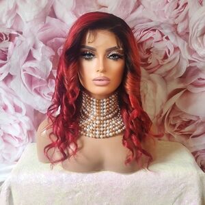100%Virgin human hair closure wig